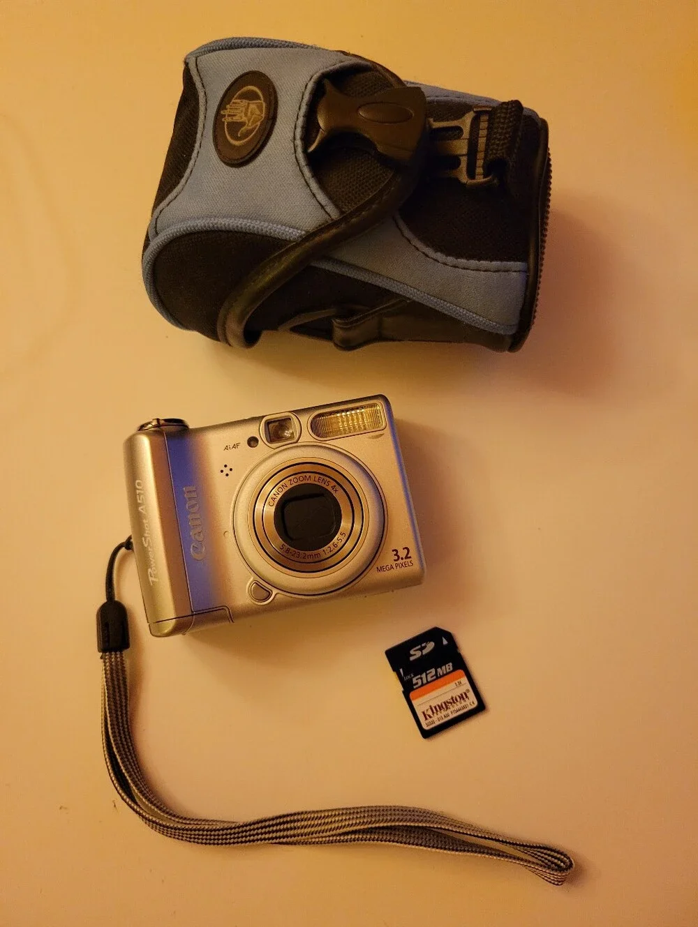 Vintage Canon PowerShot A510 Compact Point-and-Shoot Digital Camera - 3.2 MP